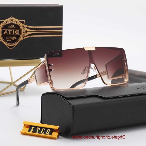 dita original sunglasses for summer designer letter womens mens goggle senior eyewear for women eyeglasses frame vintage metal s with gift b, White;black
